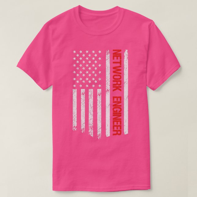 T-shirt Ingénieur réseau (Design devant)