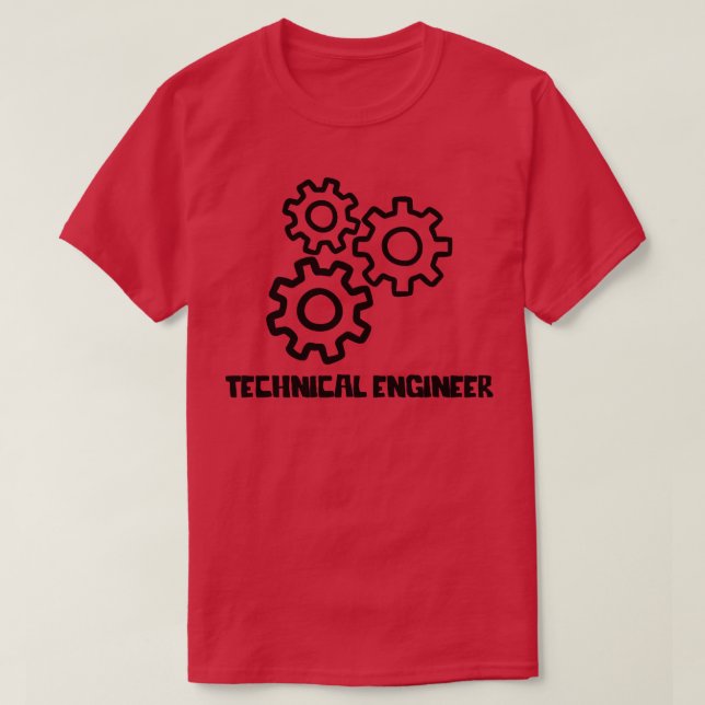 T-shirt Ingénieur technique (Design devant)