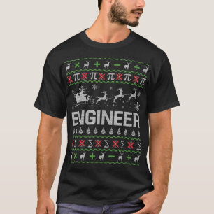 T-shirt Ingénieur Vilain Chandail De Noël Drôle Dons Pour