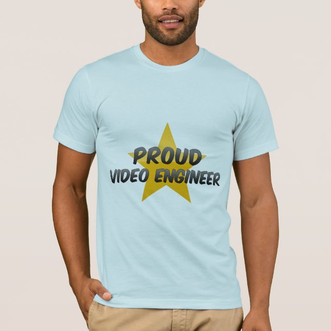 T-shirt Ingénieur visuel fier (Devant)