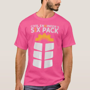 T-shirt Ingénieurs Civiles Six Pack. Ingénieur ingénieur D