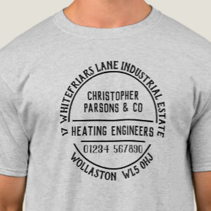 T-shirt Ingénieurs de plomberie et de chauffage