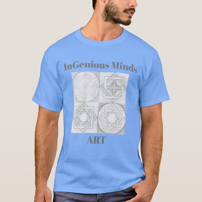 T-shirt InGenious ~ BluePrint (Devant)