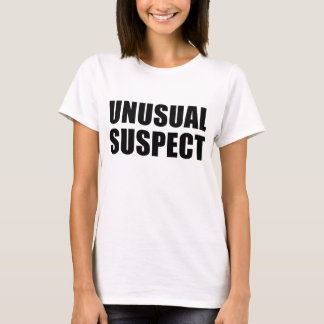 T-shirt Inhabituel Suspect Novelty Drôle Criminel Plaisant