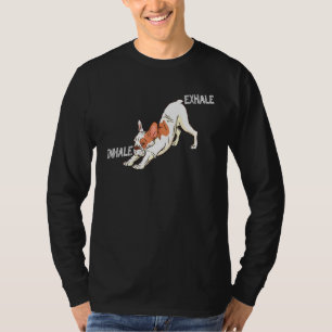 T-shirt Inhale Exhale French Bulldog Clothes Yoga Frenchto