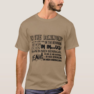 T-shirt INHE BENINGING BEGINNING retro friends