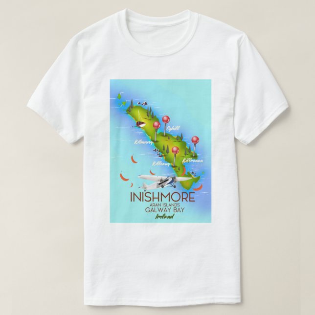 T-shirt Inishmore Aran Islands Galway Bay Irlande (Design devant)