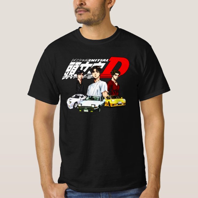 T-shirt Initial d drôle (Devant)