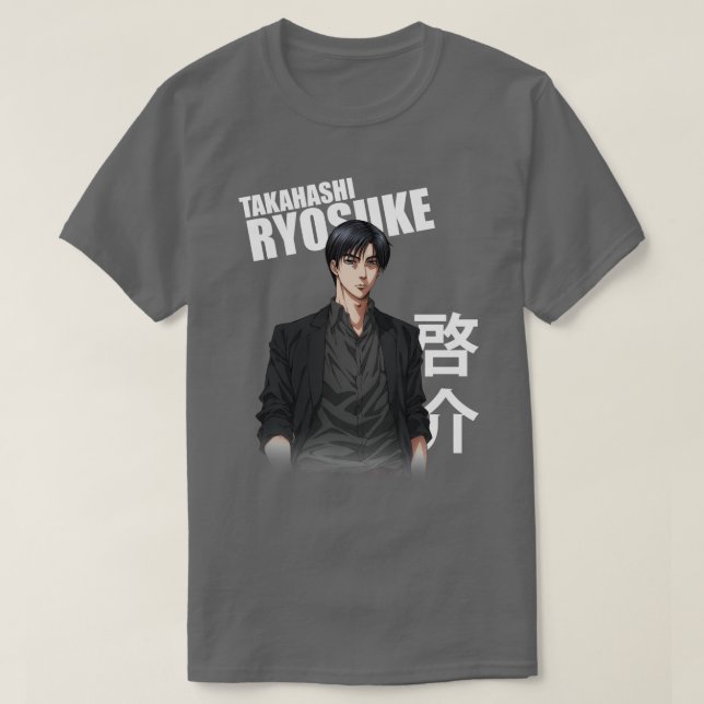 T-shirt Initial D Ryosuke Takahashi Kanji (Design devant)
