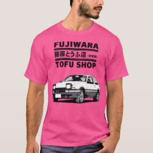 T-shirt Initiale D Fujiwara Tofu Shop Ae86 Manga
