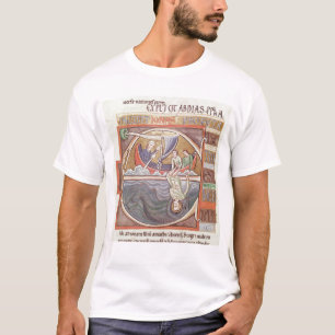 T-shirt Initiale "E" de Historiated dépeignant Jonas