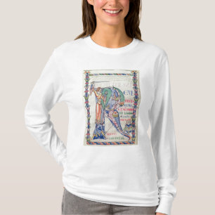T-shirt Initiale 'R de Historiated