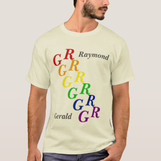 T-Shirt - Initiales aux couleurs de la fierté