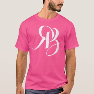 T-shirt Initiales des femmes R B