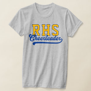 T-shirt Initiales personnalisées de 3 lettres pour pom-pom