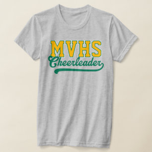 T-shirt Initiales personnalisées de 4 lettres pour cheerle