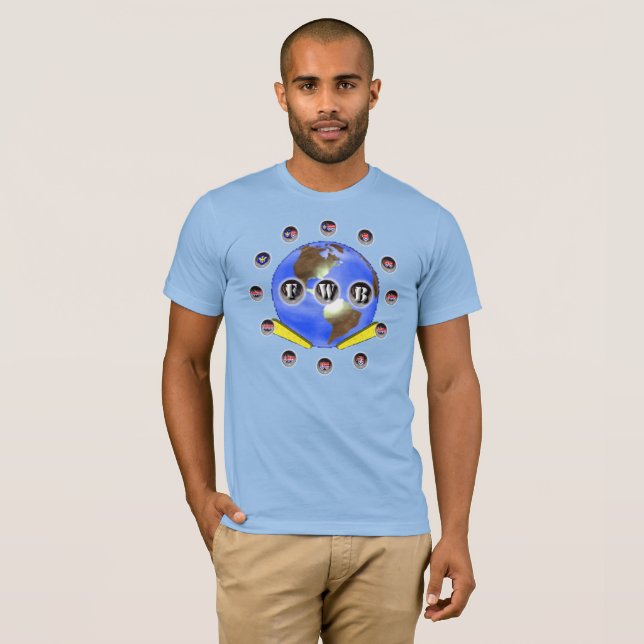 T-shirt Initiales uniquement (Devant entier)