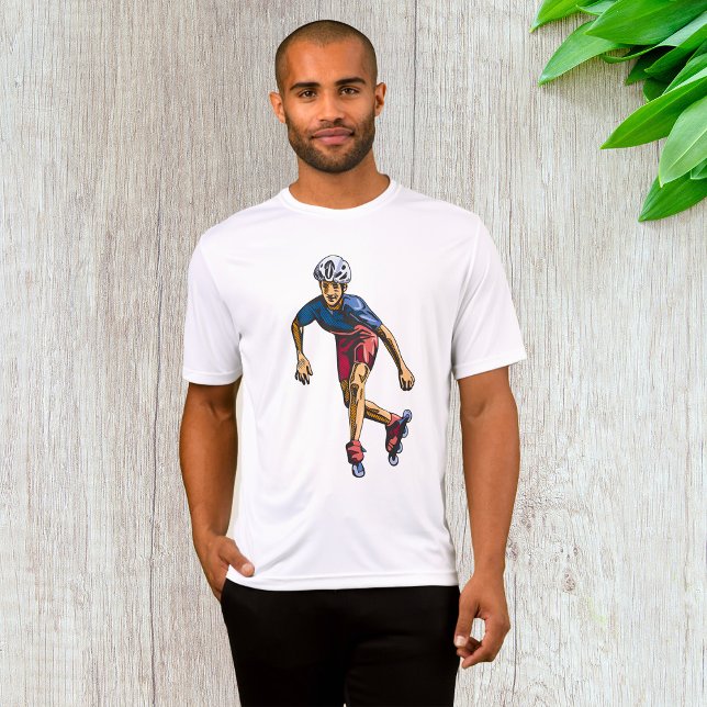 T-shirt Inline Skater Cool Retro Rollerblading (Créateur téléchargé)