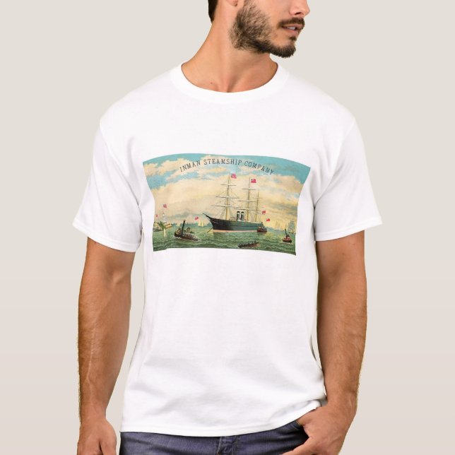 T-shirt Inman Steamship Company (Devant)