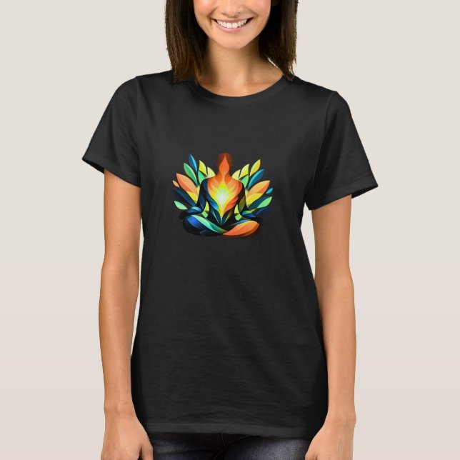 T-Shirt Inner Balance Silhouette Graphique | Moder (Devant)