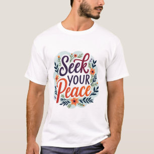T-shirt Inner Harmony Cherchez votre paix cite le design d
