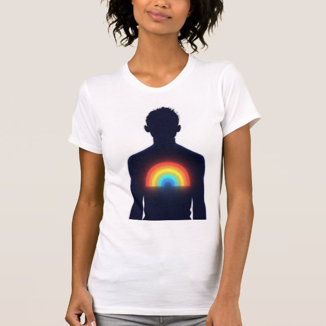 T-shirt  Inner Rainbow Glow (Devant)