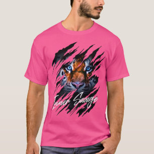 T-shirt Inner Saver Tiger Claw Faune Wild Big Cat