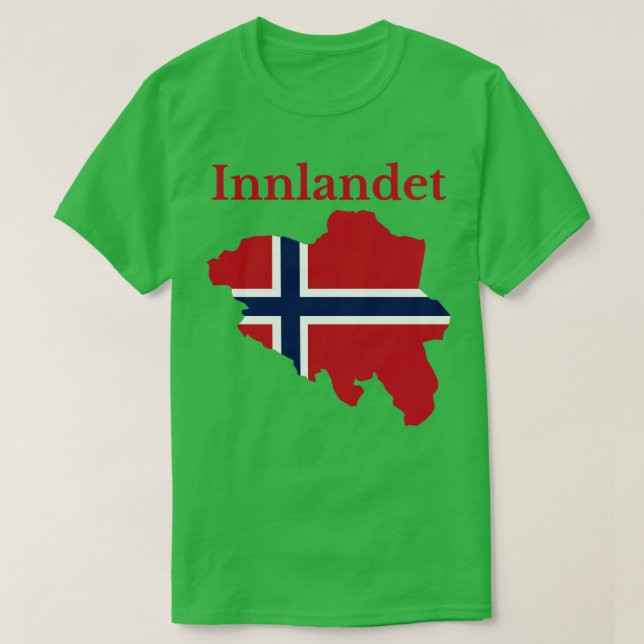 T-shirt Innlandet Comté de Norvège (Design devant)