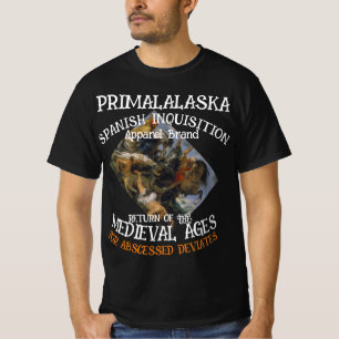 T-SHIRT INQUISITION ESPAGNOLE D'ALASKA PRIMAL ÂGES MÉDIÉVA