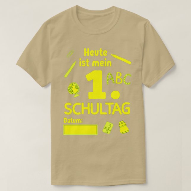 T-shirt Inscription scolaire 2020 écolier populaire (Design devant)