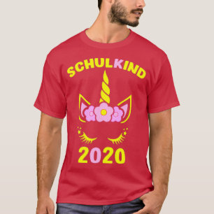 T-shirt Inscription scolaire 2020 écolier rock classique T
