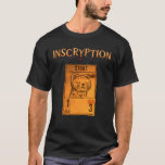 T-shirt Inscryption Psychologique Horreur Stoth Card Jeu H<br><div class="desc">Inscryptage Psychologique Horreur Stoat Card Jeu Halloween Scary Éffrayant Dark Escaperoom Puzzles411La nuit d'Halloween surprenez votre femme, maman, grand-mère, tante, soeur ou ami avec ce drôle jackolantern avec lunettes empreintes de léopard tshirt pour enfants et adultes.Super tenue à porter à une fête d'Halloween ou comme PJs d'Halloween regarder des films...</div>