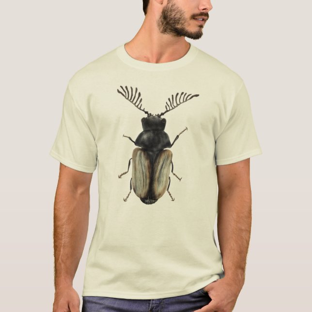 T-shirt Insect Lover Art : Cool Beetle (Devant)