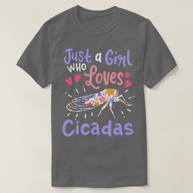 T-shirt Insecte Canada Cicada Lover 1 (Design devant)