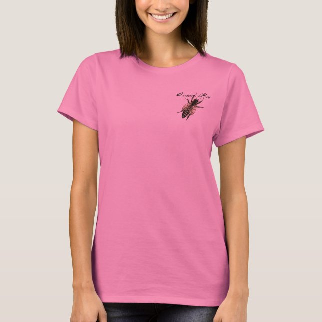 T-shirt Insecte de la faune de l'abeille Queen (Devant)