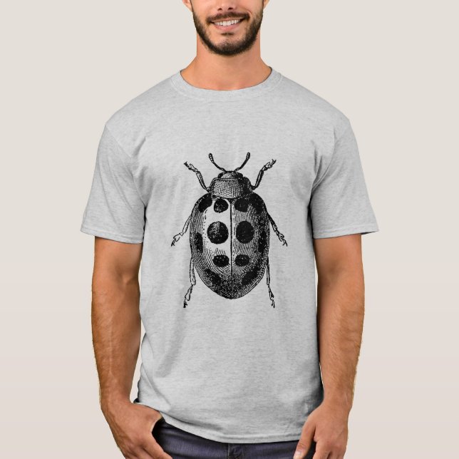 T-shirt Insecte de Ladybug antique (Devant)