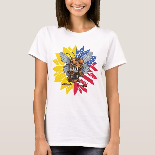 T-shirt Insecte Lover Musical Insecte Bug Lover (Devant)