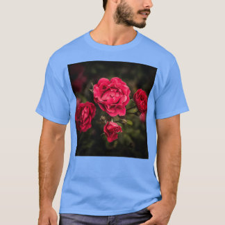 T-shirt Insecter Sur Un Rose
