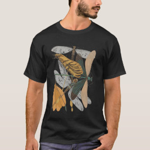 T-shirt insectes Collection Espèces Bugs Antique Entomolog