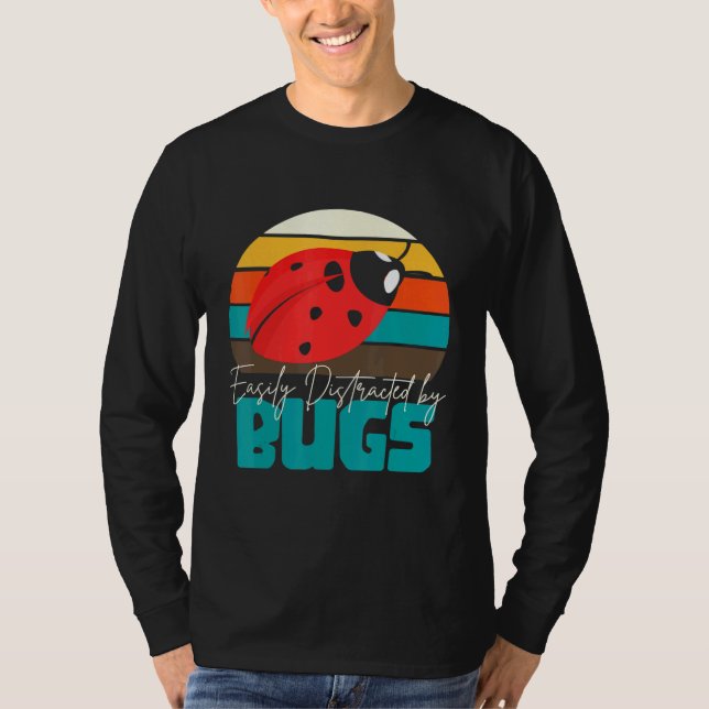 T-shirt Insectes De Biologie Entomologiste Distraits Par L (Devant)