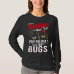 T-shirt Insectes de bug Lover Entomologiste Funny Science<br><div class="desc">Bug Lover Insecte Entomologiste Funny Science. Entomologie de la nature de la chasse aux bogues.</div>