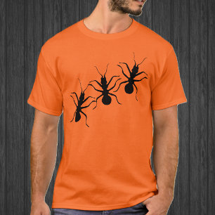 T-shirt Insectes de fourmi noire déplaisante
