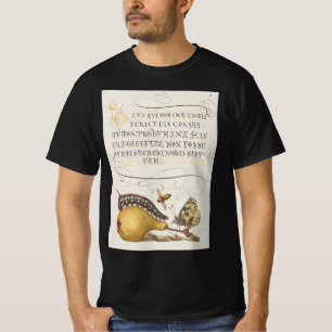 T-shirt Insectes de jardin, mouche, chenille, poire, mille