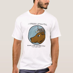T-shirt Insectes et pièce en t de logo de miel