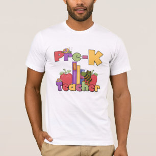 T-shirt Insectes et professeur de Pre-K de pommes