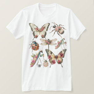 T-shirt Insectes floraux