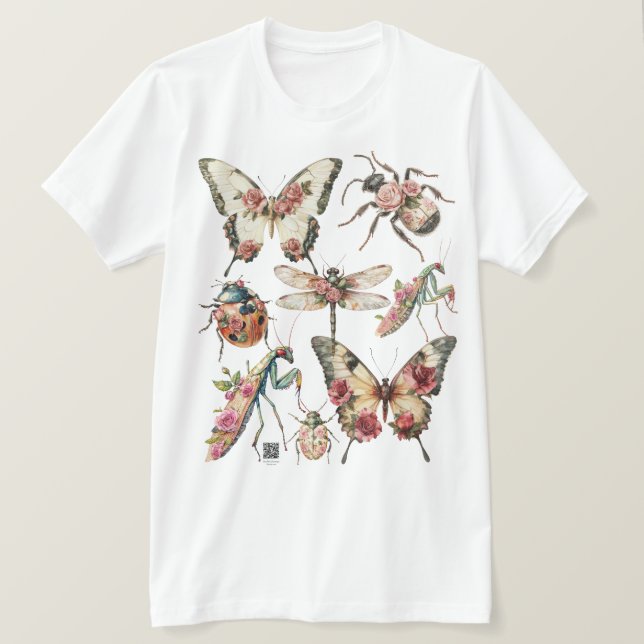 T-shirt Insectes floraux (Design devant)