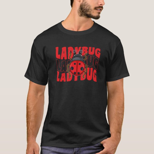 T-shirt Insectes LadyBug Super rétro (Devant)