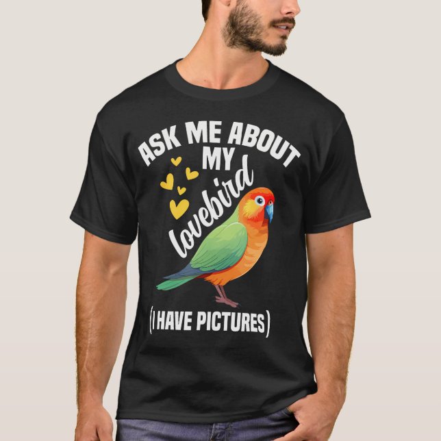 T-shirt Inséparable à face pêche Demandez-moi Amoureux des (Devant)