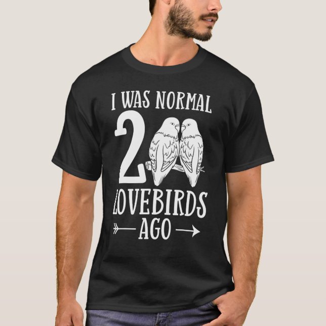 T-shirt Inséparable Perruche à Face Rosée Animal de Compag (Devant)